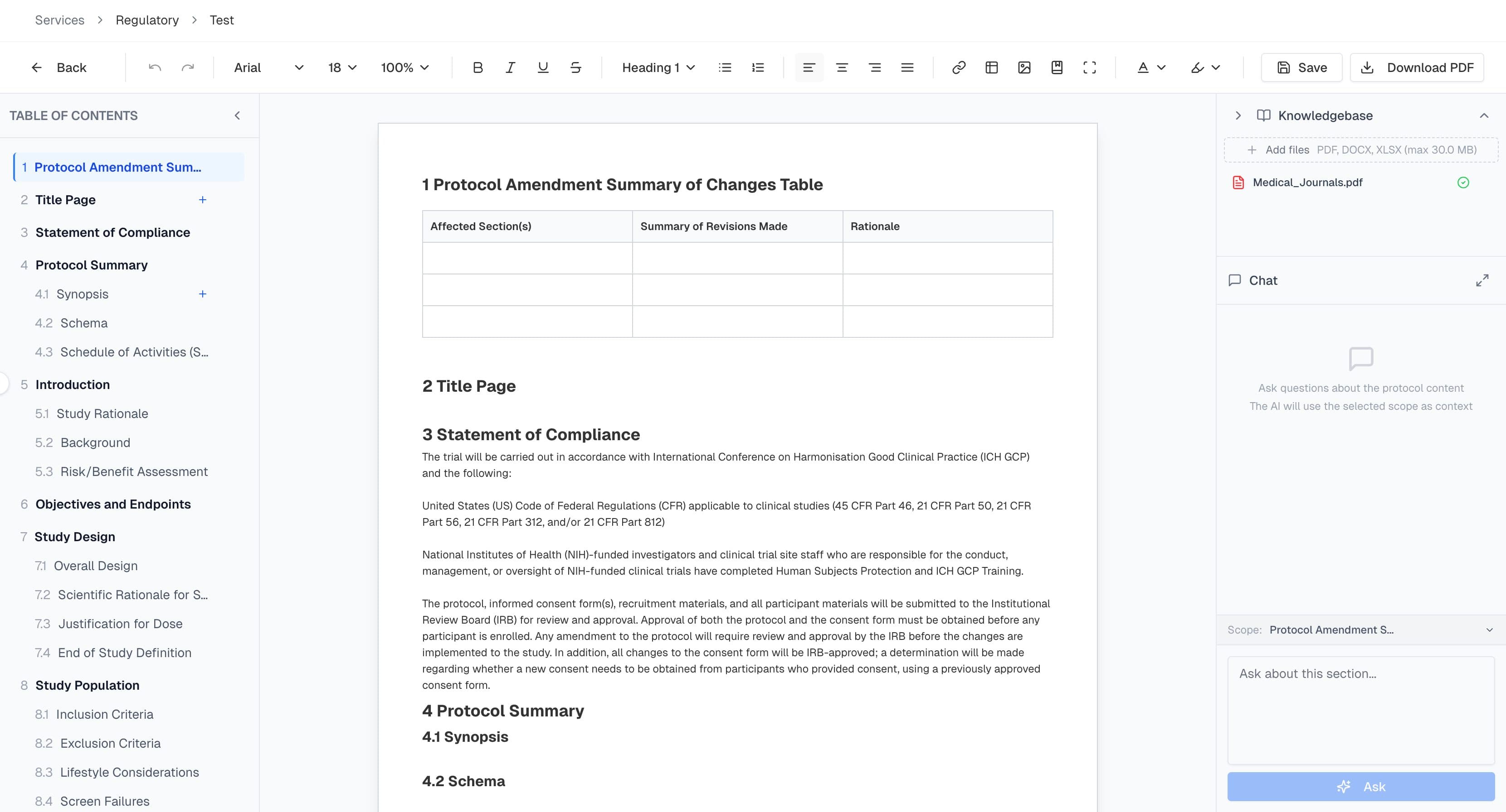 Protocols product protocol builder interface